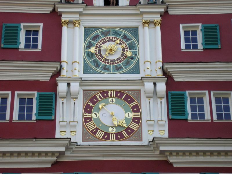 Astronomische Uhr am Alten Rathaus in Esslingen