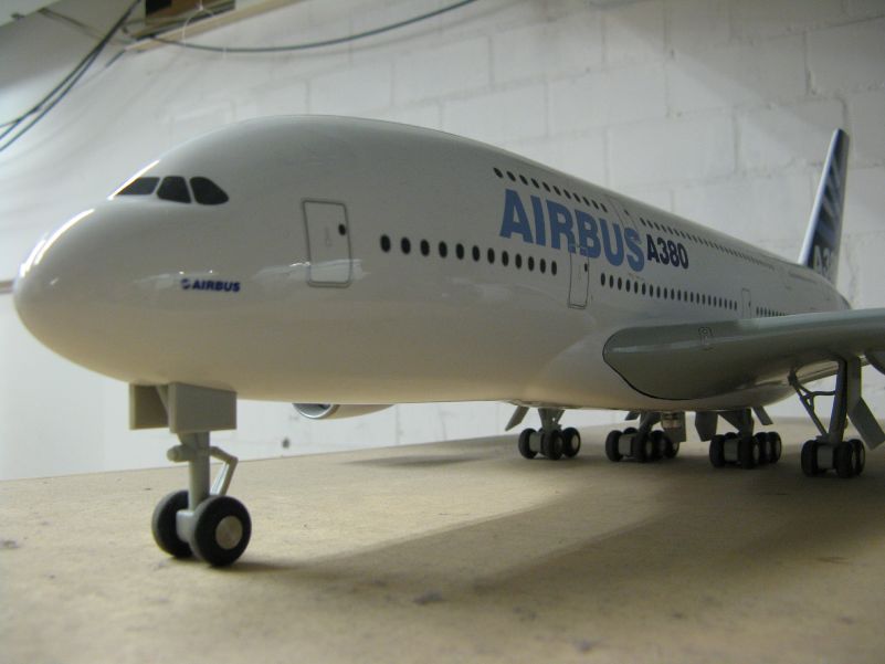 Airbus A380 im Miniatur Wunderland in Hamburg
