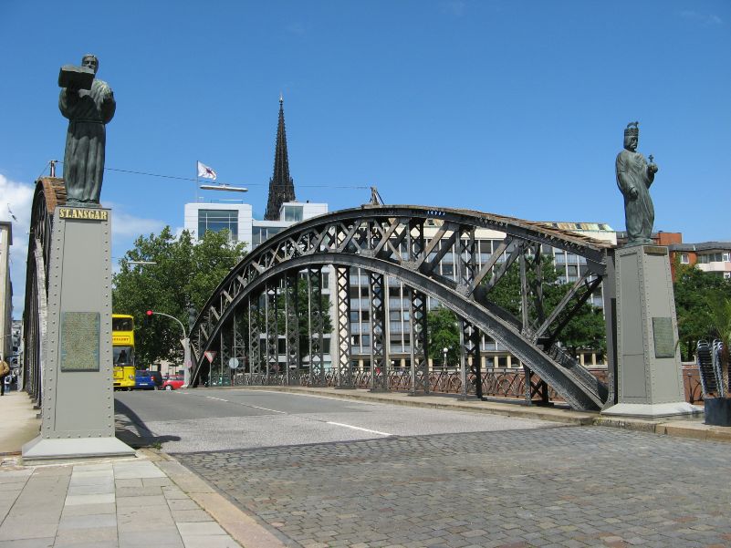 St. Ansgar Brücke in Hamburg