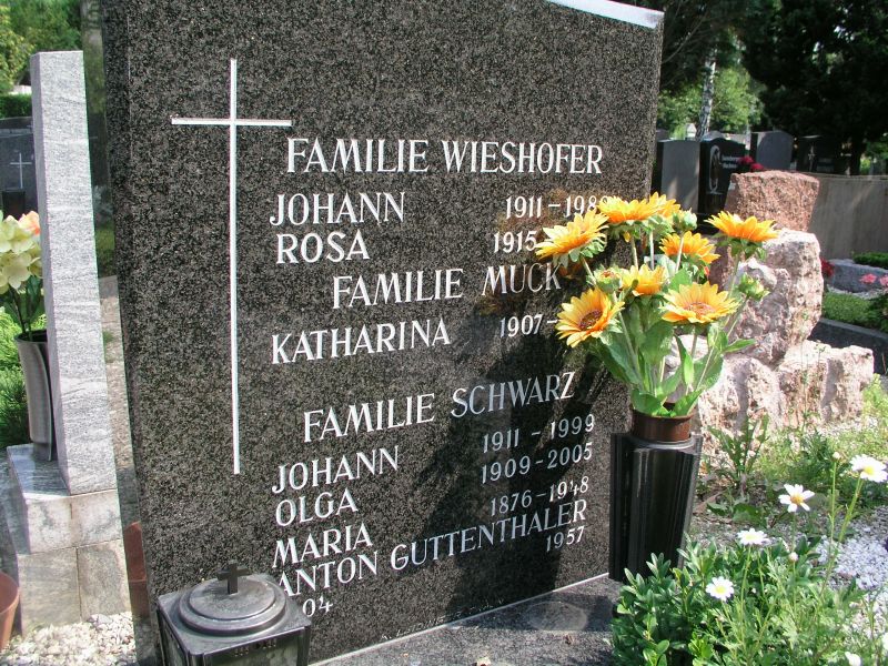 Grab von Olga Schwarz am Linzer Barbara Friedhof