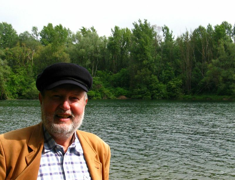 Otto Buchegger im Mai 2009 am Großen Weikerlsee