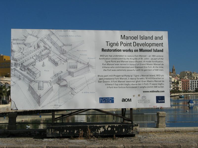 Malta, Manoel Island and Tign?? Point Development