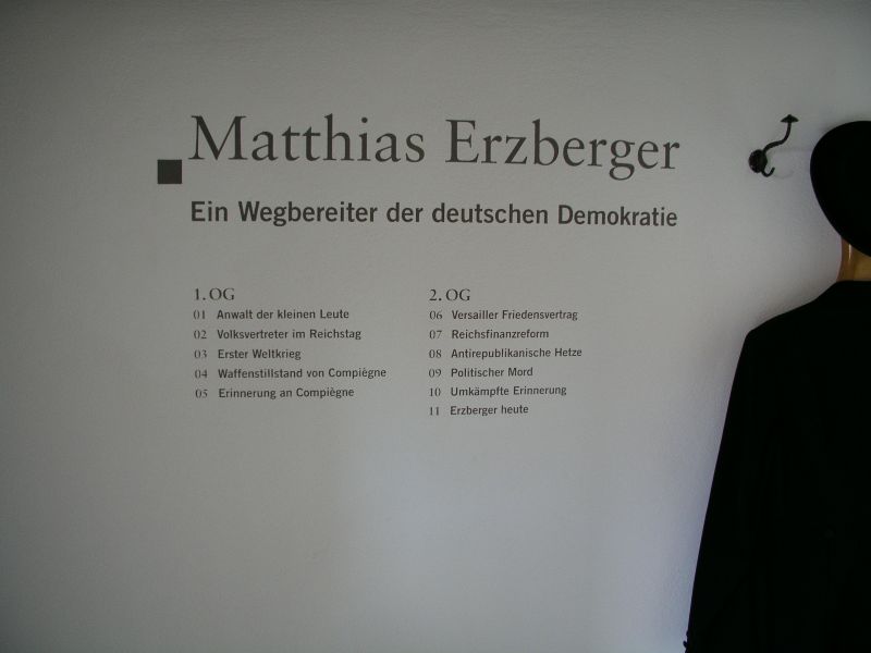 Matthias Erzberger Museum in Buttenhausen