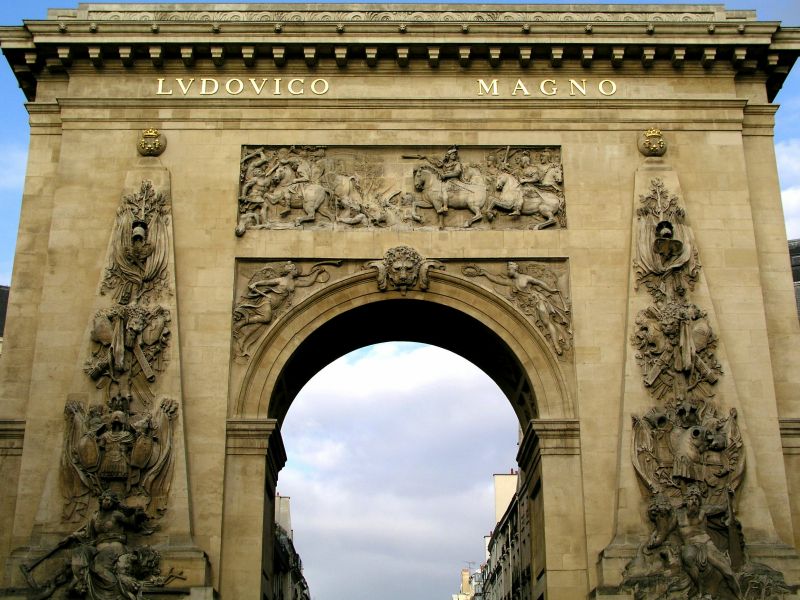 Porte St. Denis, mit dem Triumpfbogen Ludovico Magno, paris