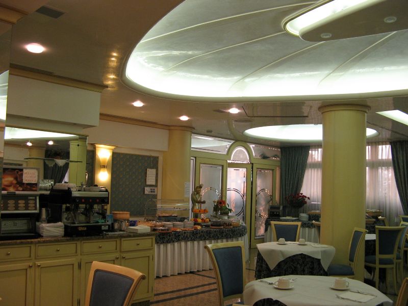 Frühstücksraum des Hotel Bristol