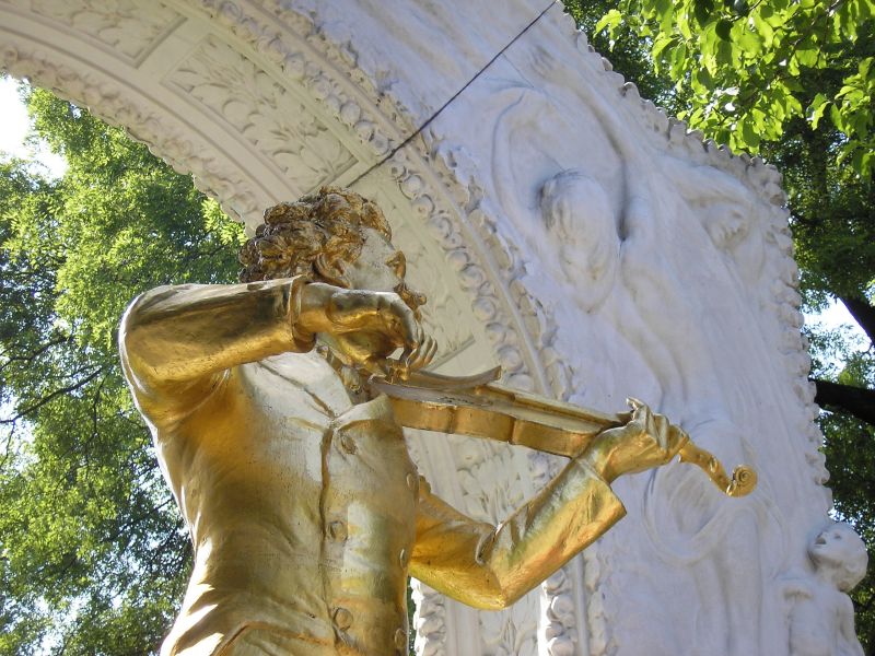 Johann Strauss Denkmal im Stadtpark Wien Mitte
