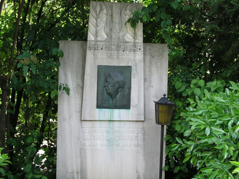 Ehrengrab von Ludwig Gruber auf dem Wiener Zentralfriedhof