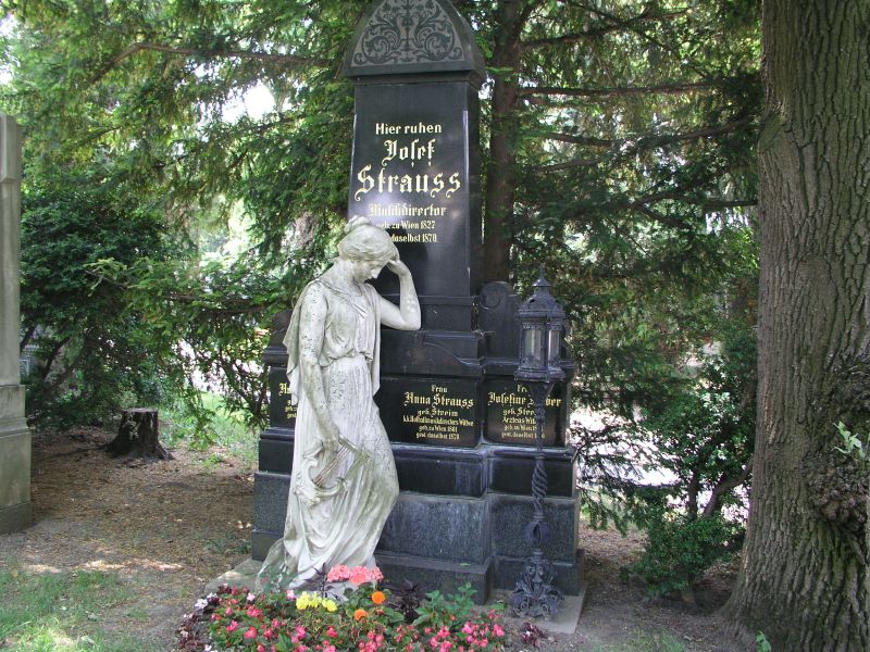 Ehrengrab von Josef Strauss auf dem Wiener Zentralfriedhof