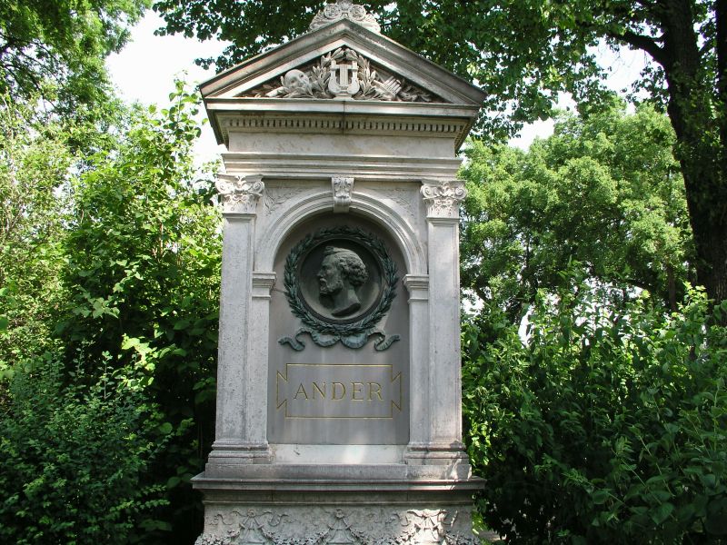Ehrengrab von Alois Ander am Wiener Zentralfriedhof