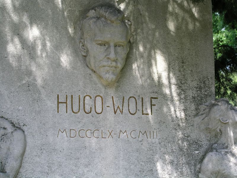 Ehrengrab von Hugo Wolf auf dem Wiener Zentralfriedhof
