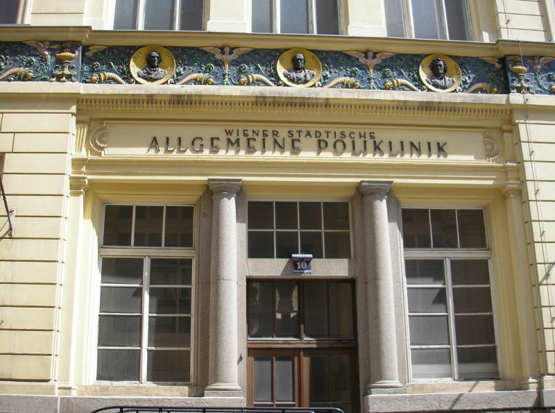 Wiener Allgemeine Poliklinik in der Mariannengasse 10