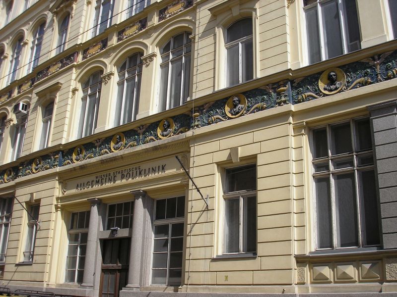 Wiener Allgemeine Poliklinik in der Mariannengasse 10
