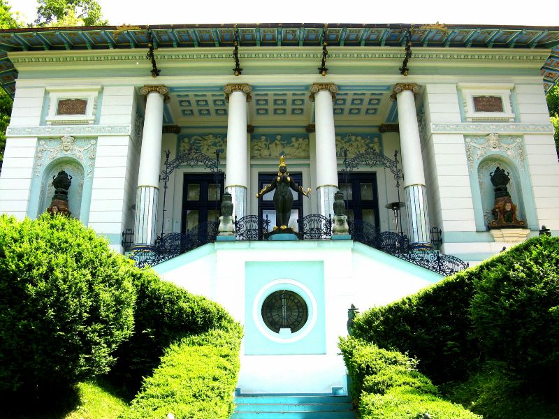 Ernst Fuchs Villa in Wien Penzing, erbaut von Otto Wagner