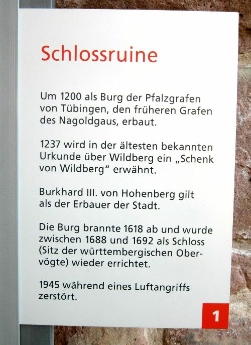 Schlossruine Wildberg